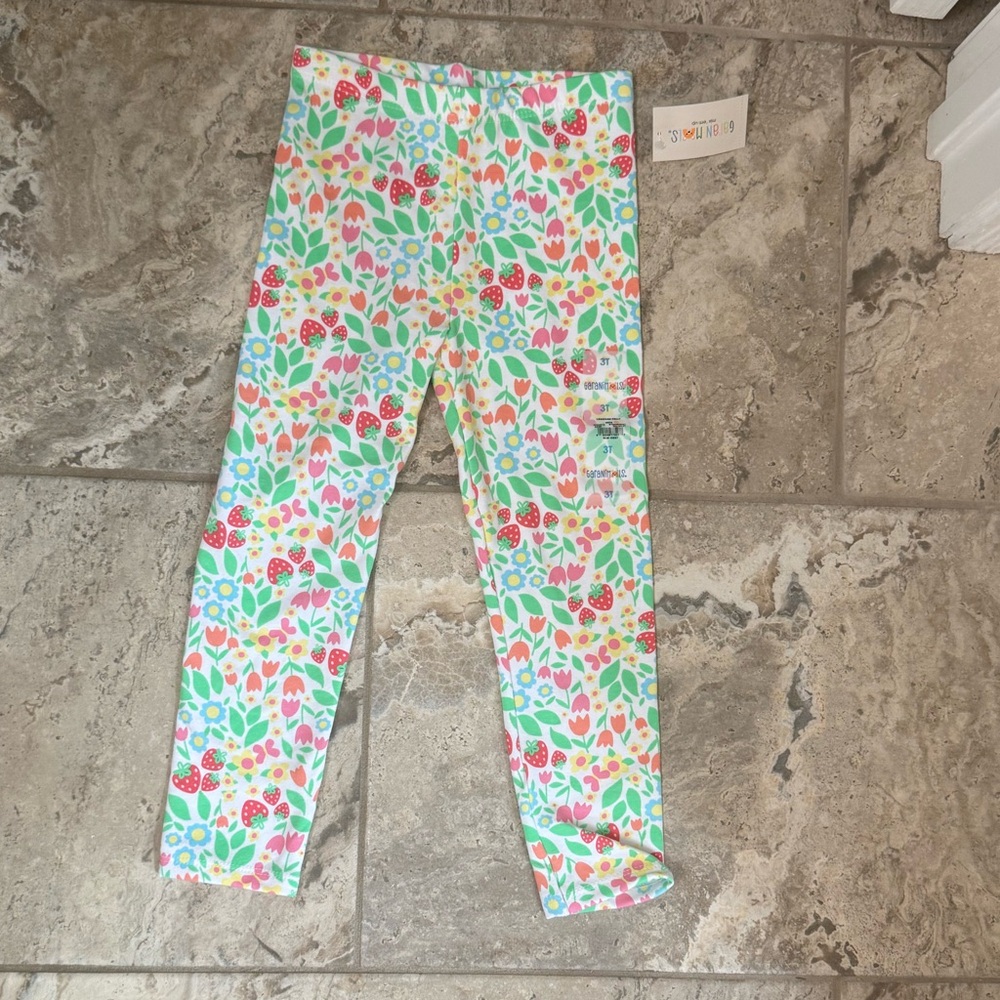 NWT size 5T Floral Leggings